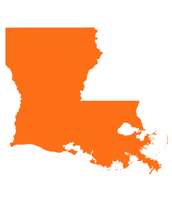 Louisiana-map